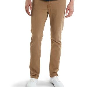 Mott & Bow Straight Leg Tan Jeans